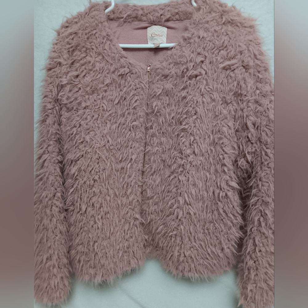 Candie's Faux Fur Teddy Jacket sz. L/XL